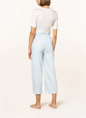 darling harbour Lounge pants with linen, Color: LIGHT BLUE (Image 1)