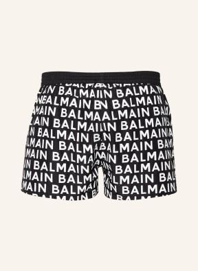 BALMAIN Badeshorts , Farbe: SCHWARZ/ WEISS (Bild 1)