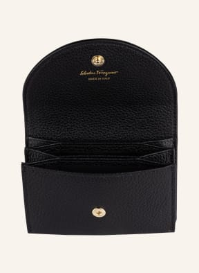 Salvatore Ferragamo Card holder GANCINO, Color: BLACK (Image 1)