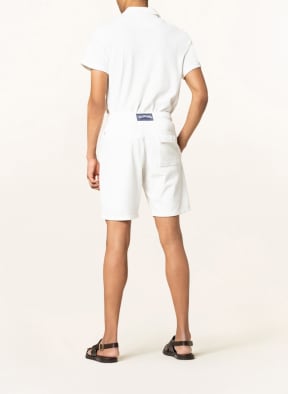 VILEBREQUIN Short-sleeved shirt slim fit in terry cloth, Color: WHITE (Image 1)