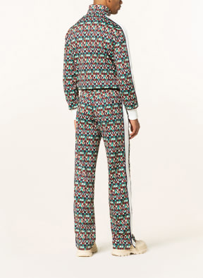 VALENTINO Sweat jacket with tuxedo stripes , Color: WHITE/ GREEN/ COGNAC (Image 1)