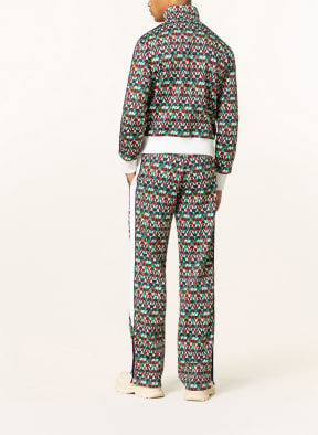 VALENTINO Trousers in jogger style with tuxedo stripes , Color: DARK BLUE/ LIGHT GREEN/ COGNAC (Image 1)