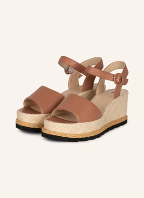 Högl Platform wedges DAWN, Color: COGNAC (Image 1)