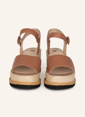 Högl Platform wedges DAWN, Color: COGNAC (Image 1)