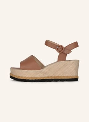 Högl Platform wedges DAWN, Color: COGNAC (Image 1)
