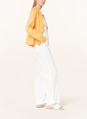 MARC CAIN Wide leg trousers with linen, Color: 110 off (Image 1)