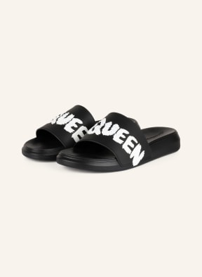 Alexander McQUEEN Slides, Color: BLACK (Image 1)