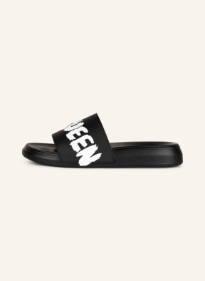 Alexander McQUEEN Slides, Color: BLACK (Image 1)