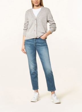 MRS & HUGS Cardigan in cashmere , Color: LIGHT GRAY (Image 1)