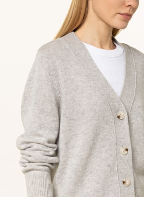 MRS & HUGS Cardigan in cashmere , Color: LIGHT GRAY (Image 1)