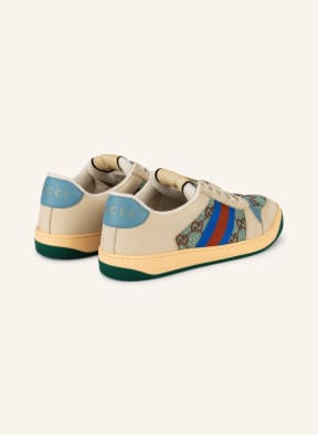 GUCCI Sneakers SCREENER with decorative gem trim, Color: 4983 AZU-BRO/D.MI/S.B/B.S (Image 1)
