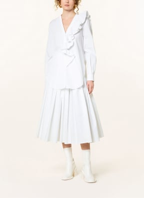 Alexander McQUEEN Blouse with frills, Color: WHITE (Image 1)