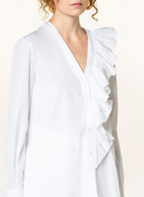 Alexander McQUEEN Blouse with frills, Color: WHITE (Image 1)