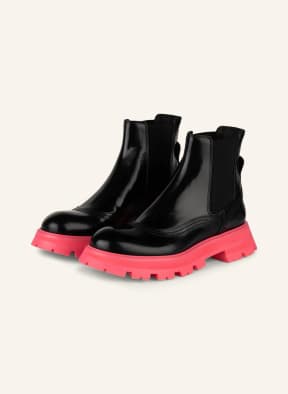 Alexander McQUEEN boots , Color: BLACK/ PINK (Image 1)