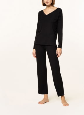 MAGIC Bodyfashion Lounge shirt COZY, Color: BLACK (Image 1)