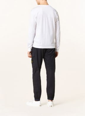 STONE ISLAND Tričko s dlouhým rukávem, Barva: BÍLÁ (Obrázek 1)