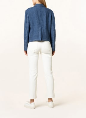 EMPORIO ARMANI Leinenblazer, Farbe: DUNKELBLAU (Bild 1)