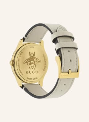 GUCCI Wristwatch G-TIMELESS, Color: CREAM/ GOLD (Image 1)