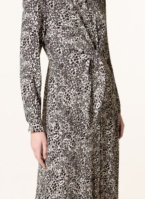 WHISTLES Shirt dress HEIDI, Color: BLACK/ TAUPE/ CREAM (Image 1)