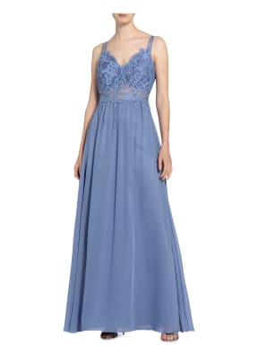 Suddenly Princess Evening dress with lace trim , Color: LIGHT BLUE (Image 1)