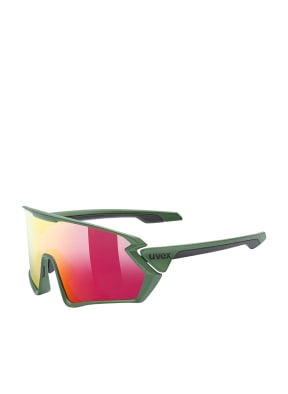 uvex Radbrille SPORTSTYLE 231, Farbe: 03161 - DUNKELGRÜN/ ROT VERSPIEGELT (Bild 1)