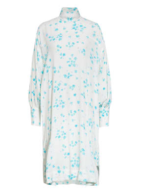 GANNI Oversized-Kleid, Farbe: WEISS/ HELLBLAU (Bild 1)