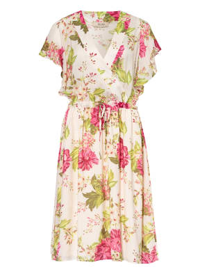 MOS MOSH Kleid TACY in Wickeloptik, Farbe: ECRU/ ROSA/ PINK (Bild 1)