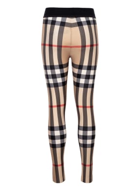BURBERRY Leggings, Farbe: BEIGE/ SCHWARZ/ ROT (Bild 1)