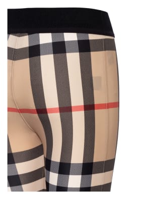 BURBERRY Leggings, Farbe: BEIGE/ SCHWARZ/ ROT (Bild 1)