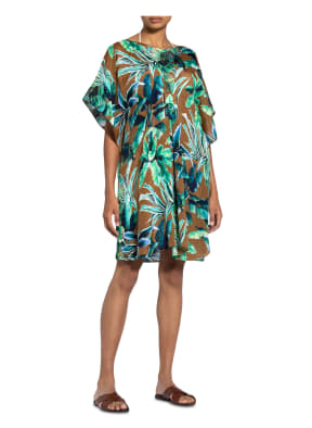 MARYAN MEHLHORN Kaftan HAVANA mit Seide, Farbe: COGNAC/ GRÜN/ BLAU (Bild 1)