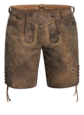 Spieth & Wensky Trachten-Lederhose PORTAL, Farbe: DUNKELBRAUN (Bild 1)