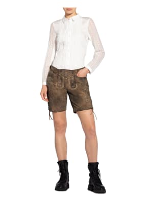 Spieth & Wensky Trachten-Lederhose PORTAL, Farbe: DUNKELBRAUN (Bild 1)