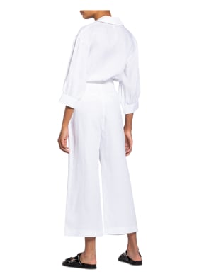 RAFFAELLO ROSSI Linen culottes ALBENA, Color: WHITE (Image 1)