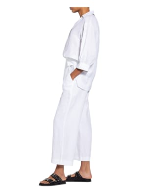RAFFAELLO ROSSI Linen culottes ALBENA, Color: WHITE (Image 1)