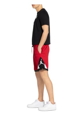 JORDAN Training shorts DRI-FIT AIR, Color: RED/ BLACK/ WHITE (Image 1)