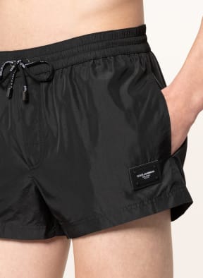 DOLCE & GABBANA Swim shorts , Color: BLACK (Image 1)