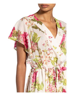 MOS MOSH Kleid TACY in Wickeloptik, Farbe: ECRU/ ROSA/ PINK (Bild 1)