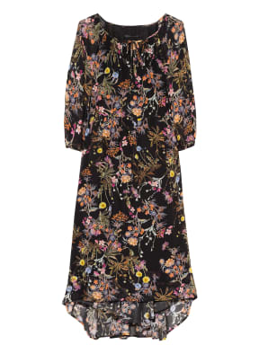 DRYKORN Kleid JOYEE mit 3/4-Arm, Farbe: SCHWARZ/ ORANGE/ ROSA (Bild 1)