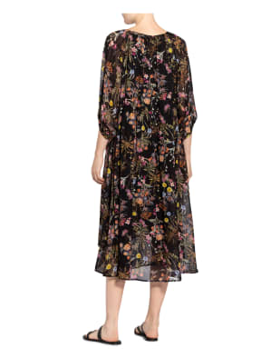 DRYKORN Kleid JOYEE mit 3/4-Arm, Farbe: SCHWARZ/ ORANGE/ ROSA (Bild 1)