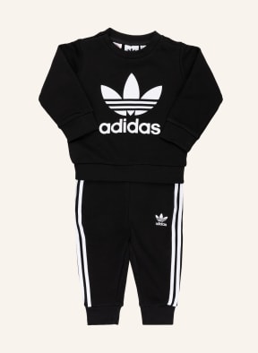 adidas Originals Set CREW: Sweatshirt und Sweatpants, Farbe: SCHWARZ (Bild 1)
