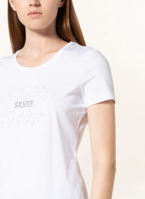 SPORTALM T-Shirt mit Schmucksteinbesatz, Farbe: WEISS (Bild 1)