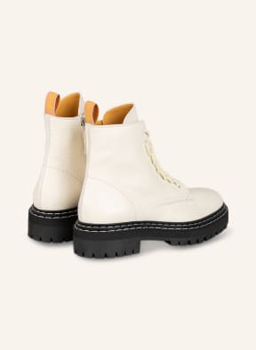 Proenza Schouler Schnürboots LUC SOLE, Farbe: WEISS (Bild 1)