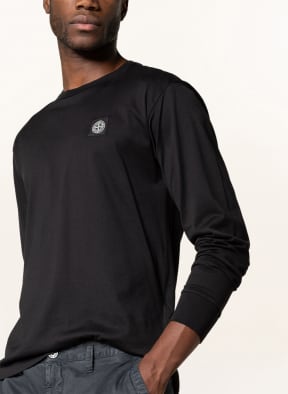 STONE ISLAND Longsleeve, Farbe: SCHWARZ (Bild 1)