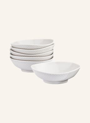 Rosenthal Set of 6 Bowls JUNTO SOFT SHELL, Color: LIGHT GRAY (Image 1)