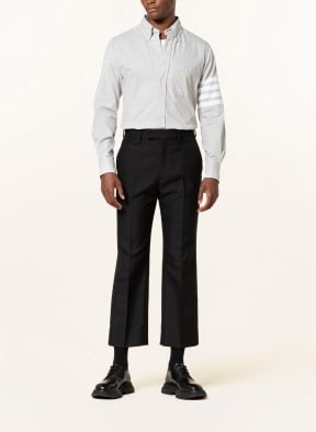 THOM BROWNE. Shirt straight fit, Color: LIGHT GRAY (Image 1)