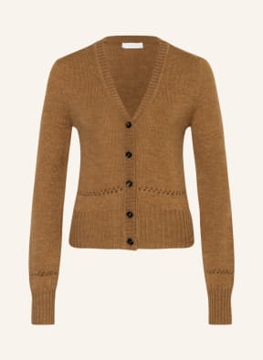 Chloé Strickjacke mit Alpaka, Farbe: BRAUN (Bild 1)