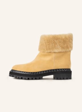 Proenza Schouler Plateau-Boots LUG SOLE, Farbe: CAMEL (Bild 1)