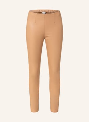MRS & HUGS 7/8-Leggings in Lederoptik, Farbe: COGNAC (Bild 1)