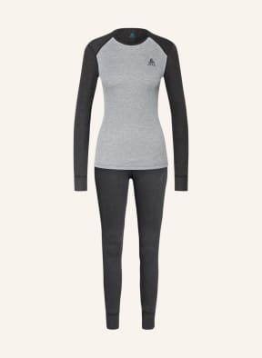 odlo Functional underwear set ACTIVE WARM, Color: DARK GRAY (Image 1)