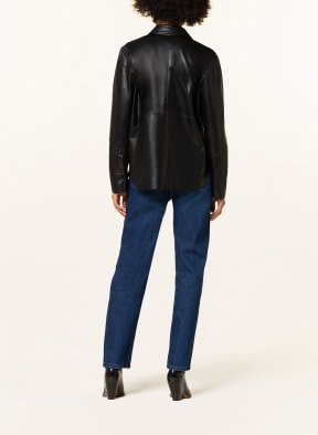 Nanushka Overshirt NAUM in leather look , Color: BLACK (Image 1)